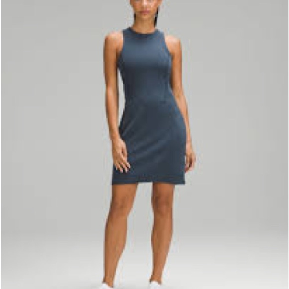 lululemon athletica Sleeveless Mini Dress in Slate Blue